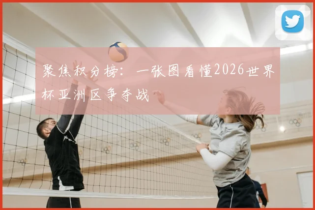 聚焦积分榜：一张图看懂2026世界杯亚洲区争夺战